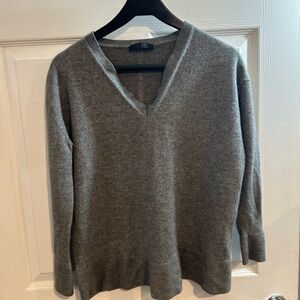 The Row‎ Charcoal V-Neck Sweater